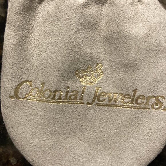 160 Sterling Silver and Moonstone Hoop Earrings, Colonial Jewelers - Picture 12 of 14